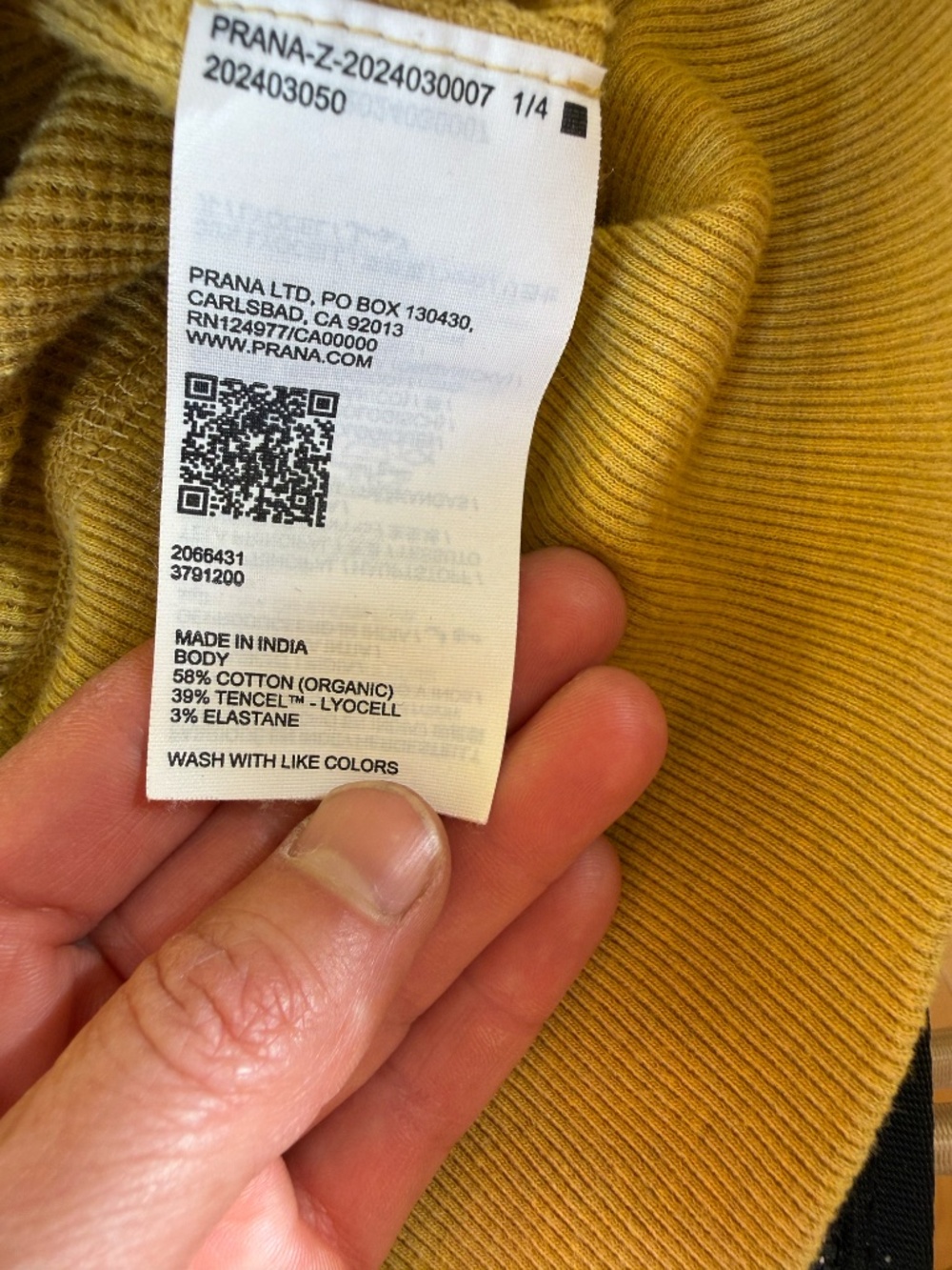 Prana Waffle Knit Cropped Hoodie - Picture 3 of 5